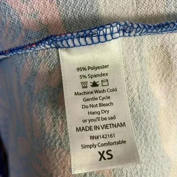 LuLaRoe XS Coral Short Sleeve Stretch Textured Skater Dress - Picture 8 of 9